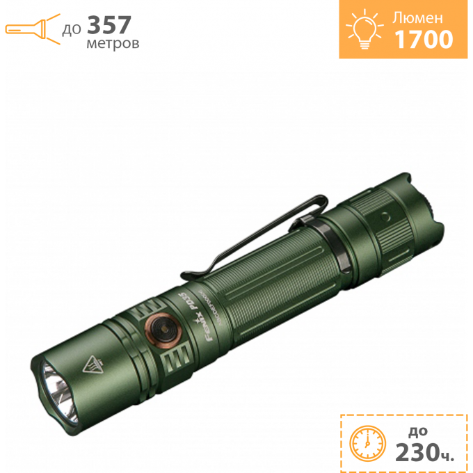Фонарь FENIX PD35 V3.0 зеленый PD35V30gr